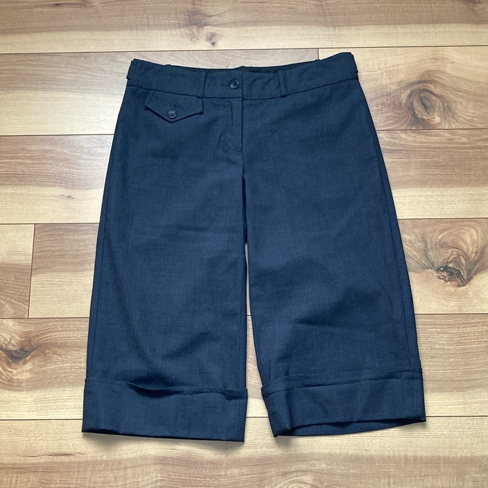 BCBGMaxAzria Diana Straight Leg Cropped Pants.